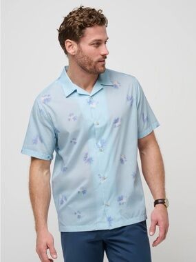 TravisMathew Casino Holiday Button Up